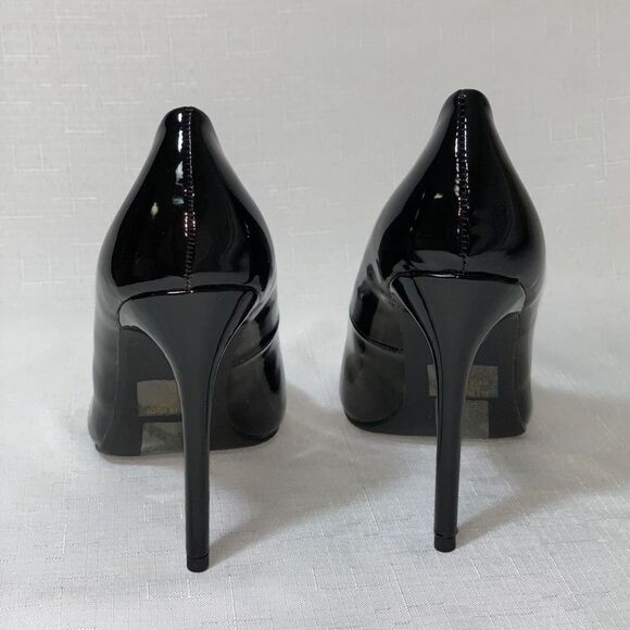 SCHEME High Heel Shoes Women's 8 Black Stiletto Classic Slip On Pointy Toe Pumps - Picture 4 of 10